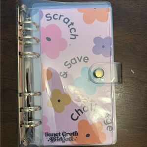 Floral Challenge Binder - Pink, Orange, Purple, Blue